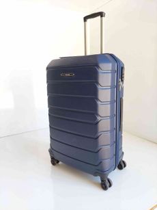 بلوبيرد - اي بي اس 100 ٪ حقيبة سفر بعجلات ، حجم 28 " - الأزرق الداكن