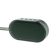 مينيسو مكبر صوت لاسلكي بيضاوي مع  سلك K12 - أخضر