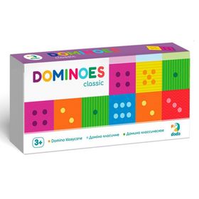 دودو لعبة الدومنة الملونة للأطفال مناسبة للأطفال من 3 سنوات فما فوق، 28 بطاقة - 300225