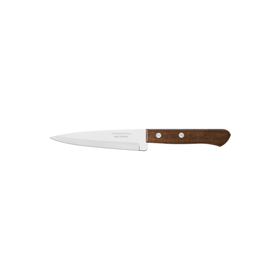ترامونتينا  22902/005 مقاس 12.7 سم سكين مطبخ بشفرة من الفولاذ الكربوني ومقبض خشبي