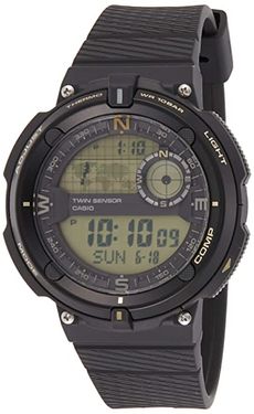 كاسيو ساعة يد رجالية انالوج رقمية سوداء  - SGW-600H-9ADR (D140)