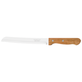 ترامونتينا 22317/108 20.32 سم سكين خبز ديناميكي  بشفرة من الفولاذ المقاوم للصدأ ومقبض من الخشب الطبيعي