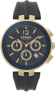 ساعة فيرسوس فيرساتشي للرجال زرقاء مقاس 44 مم بشعار جنت كرونو VSP762218