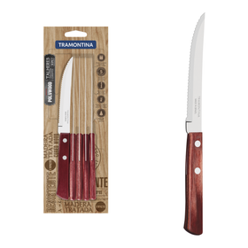 ترامونتيناسيت سكاكين ستيك خشبية من 21100/675 ، 6 قطع - أحمر