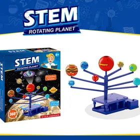 نموذج كوكب اللعب نموذج أداة الكواكب للنظام الشمسي ، ألعاب جهاز عرض الكواكب التسعة ، لعبة تعليمية للتفاعل بين الوالدين والطفل