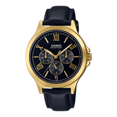 ساعة يد كاسيو جلد كرونوغراف MTP-V300GL-1AUDF أسود